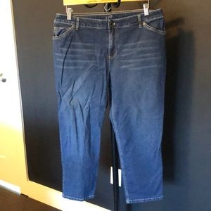 JJill tried & true fit crop denim